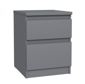 2.03.03.050.4 КАСТОР тумба 2 ящика RU серая в Ишиме - ishim.ok-mebel.com | фото