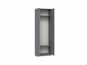 2.06.01.040.4 МАКС шкаф 2 двери 75х38х233 серый RU в Ишиме - ishim.ok-mebel.com | фото