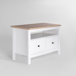 2.08.03.080.14 САГА тумба 2 ящика белая/ясень RU в Ишиме - ishim.ok-mebel.com | фото
