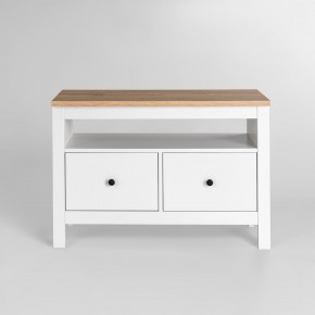 2.08.03.080.14 САГА тумба 2 ящика белая/ясень RU в Ишиме - ishim.ok-mebel.com | фото 2
