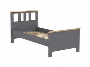 2.08.04.050.15 САГА кровать одинарная 90х200 серая/ясень в Ишиме - ishim.ok-mebel.com | фото