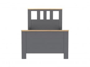 2.08.04.050.15 САГА кровать одинарная 90х200 серая/ясень в Ишиме - ishim.ok-mebel.com | фото 2
