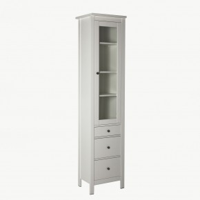 2.08.07.120.1 САГА шкаф с витриной 50 белый RU в Ишиме - ishim.ok-mebel.com | фото 2