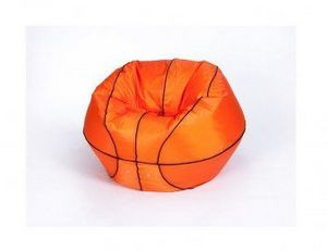 Кресло-мешок Баскетбольный мяч большой оранжево-черное в Ишиме - ishim.ok-mebel.com | фото 2
