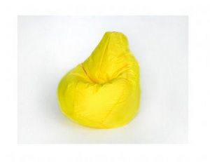 Кресло-мешок Груша малое желтое в Ишиме - ishim.ok-mebel.com | фото 1