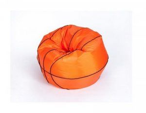 Кресло-мешок Баскетбольный мяч большой оранжево-черное в Ишиме - ishim.ok-mebel.com | фото 3