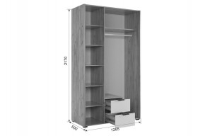 АДАМ К2 Спальный гарнитур (графит) в Ишиме - ishim.ok-mebel.com | фото 4