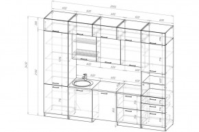 АНТИКА Кухонный гарнитур Экстра 5 (3000 мм) в Ишиме - ishim.ok-mebel.com | фото 2