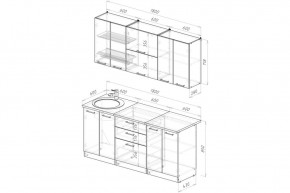 АНТИКА Кухонный гарнитур Макси 2 (1800 мм) в Ишиме - ishim.ok-mebel.com | фото 2