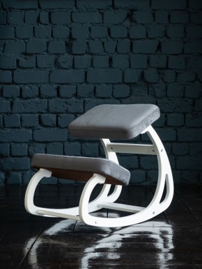 Балансирующий коленный стул Конёк Горбунёк (Белый) в Ишиме - ishim.ok-mebel.com | фото 2