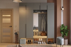 БАСКО Прихожая К7 (графит) в Ишиме - ishim.ok-mebel.com | фото 15