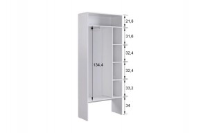 БАСКО Прихожая К7 (графит) в Ишиме - ishim.ok-mebel.com | фото 6