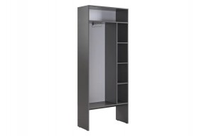БАСКО Прихожая К7 (графит) в Ишиме - ishim.ok-mebel.com | фото 7