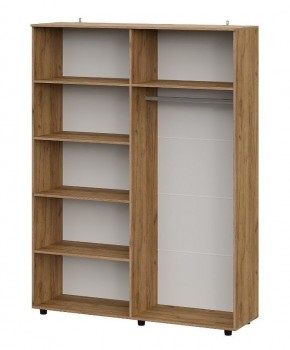 БАЙКАЛ Шкаф четырехстворчатый (Графит/Дуб золотой) в Ишиме - ishim.ok-mebel.com | фото 2