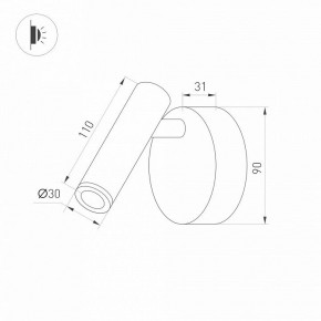 Бра Arlight SP-BED 033061(1) в Ишиме - ishim.ok-mebel.com | фото 3