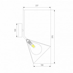 Бра Eurosvet Enigma 70161/1 черный в Ишиме - ishim.ok-mebel.com | фото 6