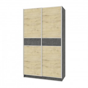 БРАУН Б655 Шкаф-купе (камень темный/ирландский дуб) в Ишиме - ishim.ok-mebel.com | фото