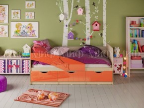 ДЕЛЬФИН Кровать 1600 (Оранжевый металлик) в Ишиме - ishim.ok-mebel.com | фото