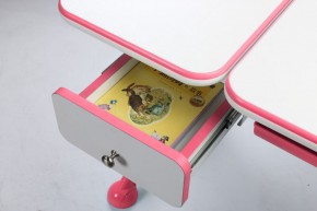 Парта-трансофрмер Amare Pink с выдвижным ящиком в Ишиме - ishim.ok-mebel.com | фото 5