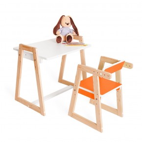 Детская растущая парта и стул Я САМ "Краски" (Оранжевый) в Ишиме - ishim.ok-mebel.com | фото 2