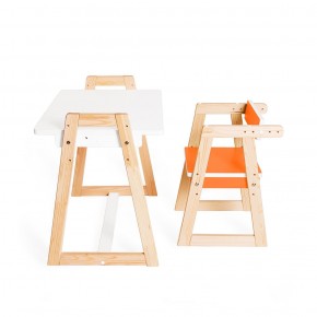 Детская растущая парта и стул Я САМ "Краски" (Оранжевый) в Ишиме - ishim.ok-mebel.com | фото 3