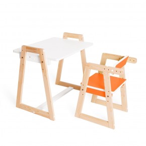 Детская растущая парта и стул Я САМ "Краски" (Оранжевый) в Ишиме - ishim.ok-mebel.com | фото 6