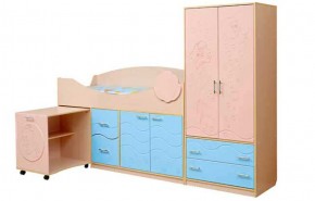Набор мебели для детской Юниор -12.2 (700*1860) МДФ матовый в Ишиме - ishim.ok-mebel.com | фото 1