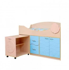 Набор мебели для детской Юниор -12.2 (700*1860) МДФ матовый в Ишиме - ishim.ok-mebel.com | фото 4