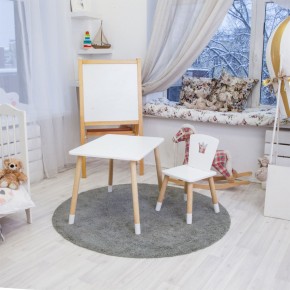 Детский комплект стол и стул «Корона» Rolti Baby (белый/береза, массив березы/мдф) в Ишиме - ishim.ok-mebel.com | фото 3