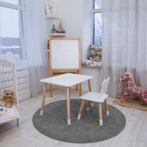 Детский комплект стол и стул «Мишка» Rolti Baby (белый/береза, массив березы/мдф) в Ишиме - ishim.ok-mebel.com | фото 4