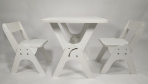 Детский растущий стол-парта и два стула Я САМ "Умка-Дуо" (Белый) в Ишиме - ishim.ok-mebel.com | фото 1