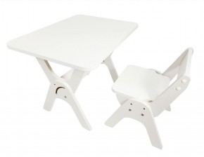 Детский растущий стол-парта и стул Я САМ "Умка" (Белый) в Ишиме - ishim.ok-mebel.com | фото 1
