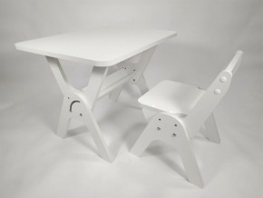 Детский растущий стол-парта и стул Я САМ "Умка" (Белый) в Ишиме - ishim.ok-mebel.com | фото 4