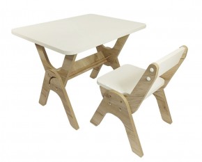 Детский растущий стол-парта и стул Я САМ "Умка" (Дуб/Серый) в Ишиме - ishim.ok-mebel.com | фото 2