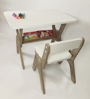 Детский растущий стол-парта и стул Я САМ "Умка" (Дуб/Серый) в Ишиме - ishim.ok-mebel.com | фото 8