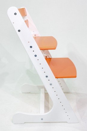 Детский растущий стул Конёк Горбунёк Комфорт ( Бело-оранжевый) в Ишиме - ishim.ok-mebel.com | фото 4