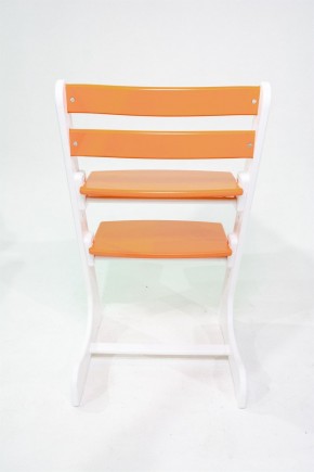 Детский растущий стул Конёк Горбунёк Комфорт ( Бело-оранжевый) в Ишиме - ishim.ok-mebel.com | фото 5