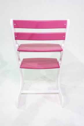 Детский растущий стул Конёк Горбунёк Комфорт (Бело-розовый) в Ишиме - ishim.ok-mebel.com | фото 5