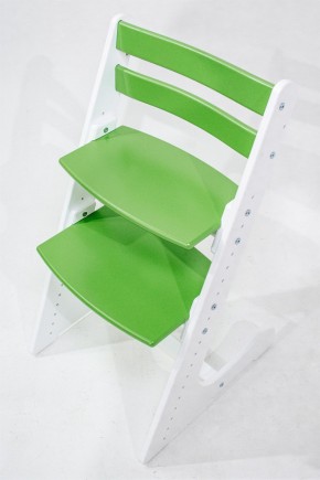 Детский растущий стул Конёк Горбунёк Комфорт (Бело-зеленый) в Ишиме - ishim.ok-mebel.com | фото 4