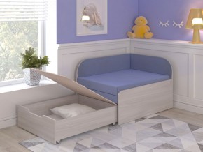 Диван Малютка раскладной (Ясень Шимо темный/Коричневый) в Ишиме - ishim.ok-mebel.com | фото 3