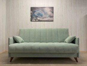 Диван Престиж-3 (НПБ) велюр Sensey mist green в Ишиме - ishim.ok-mebel.com | фото