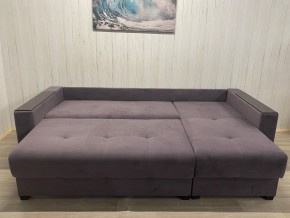 Диван угловой Комфорт-3 (НПБ+МДФ) велюр Monaco 8 в Ишиме - ishim.ok-mebel.com | фото 4