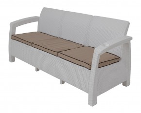 Диван Yalta Premium Sofa 3 Set (Ялта) белый (+подушки под спину) в Ишиме - ishim.ok-mebel.com | фото