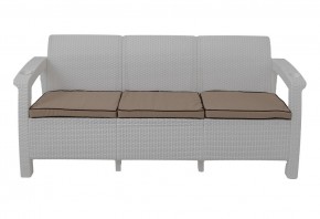 Диван Yalta Premium Sofa 3 Set (Ялта) белый (+подушки под спину) в Ишиме - ishim.ok-mebel.com | фото 2