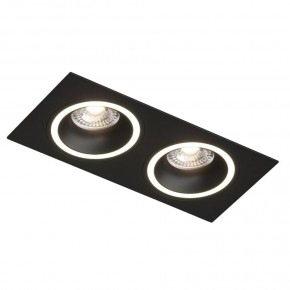 DK2062-BK Встраиваемый светильник, IP 20, до 15 Вт, GU10, LED, черный, алюминий в Ишиме - ishim.ok-mebel.com | фото