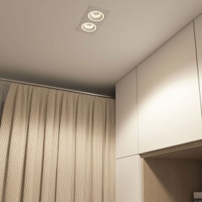 DK2062-WH Встраиваемый светильник, IP 20, до 15 Вт, GU10, LED, белый, алюминий в Ишиме - ishim.ok-mebel.com | фото 4