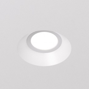 DK2081-WH Встраиваемый точечный светильник для натяжных ПВХ потолков INVIZ, IP 20, до 9 Вт, GU10, LED, белый, ABS-пластик в Ишиме - ishim.ok-mebel.com | фото