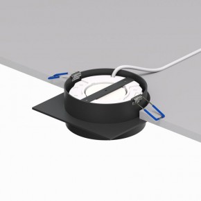 DK2091-BK Встраиваемый светильник FLAT, IP 20, до 15 Вт, GX53, LED, черный, алюминий в Ишиме - ishim.ok-mebel.com | фото 4