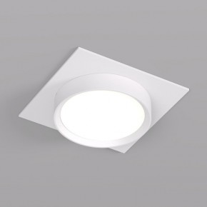 DK2091-WH Встраиваемый светильник FLAT, IP 20, до 15 Вт, GX53, LED, белый, алюминий в Ишиме - ishim.ok-mebel.com | фото