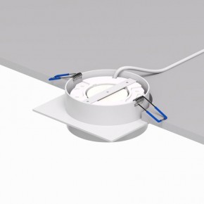 DK2091-WH Встраиваемый светильник FLAT, IP 20, до 15 Вт, GX53, LED, белый, алюминий в Ишиме - ishim.ok-mebel.com | фото 4